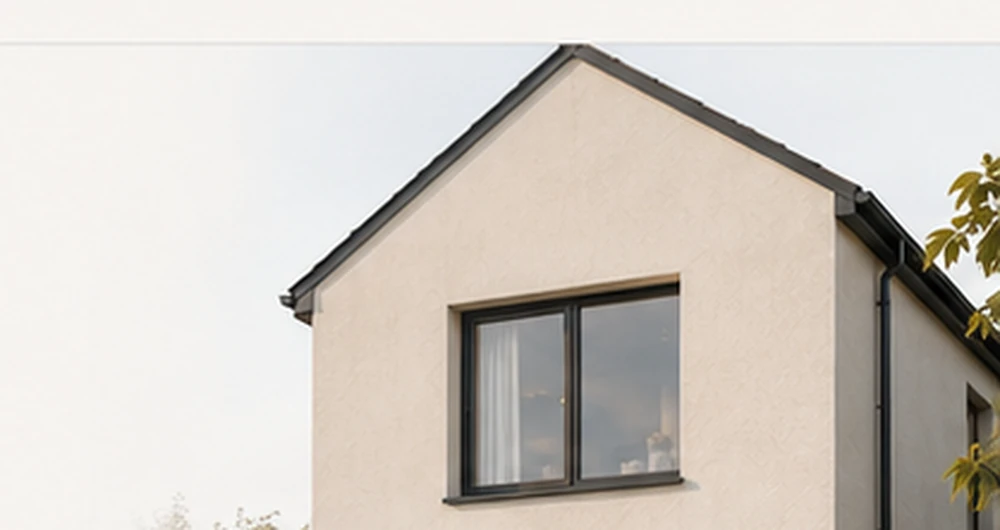 Illustrative detail of a silicone-rendered home